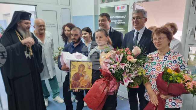 Изписаха първото бебе, родено в община Силистра през тази година