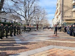 Шумен - бойни знамена - освещаване