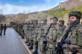 Враца - освещаване на бойните знамена