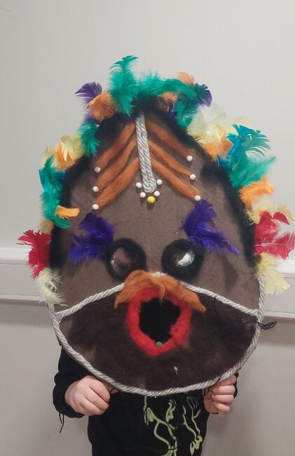 Кукерски маски изработиха учениците от училище „Иван Вазов“ в Престън и Ланкастър