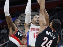 Trail Blazers Pistons Basketball
