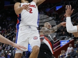 Trail Blazers Pistons Basketball