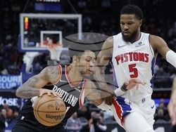 Trail Blazers Pistons Basketball