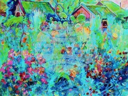 Шест художнички канят на пътешествие из света на градините в галерия-книжарница „София прес“. Снимка: организатори