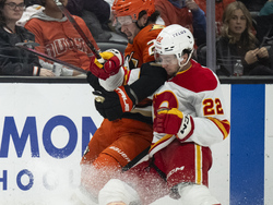 Flames Ducks Hockey