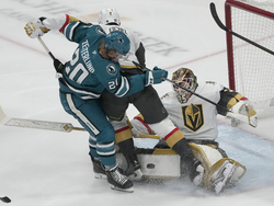 APTOPIX Golden Knights Sharks Hockey