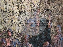 Изложбата „Вибрации - Флуидното движение на човешкото тяло“. Снимка: Галерия „Мисията“