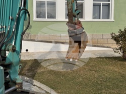 Гурково - централен площад - първа копка