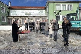 Гурково - централен площад - първа копка