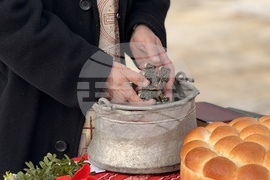 Гурково - централен площад - първа копка