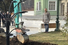 Гурково - централен площад - първа копка