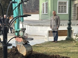 Гурково - централен площад - първа копка