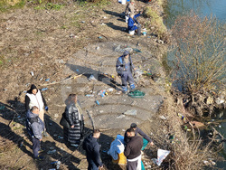 Ямбол - река Тунджа - екоакция - почистване