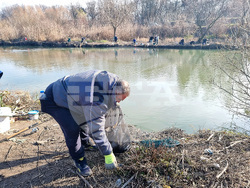 Ямбол - река Тунджа - екоакция - почистване