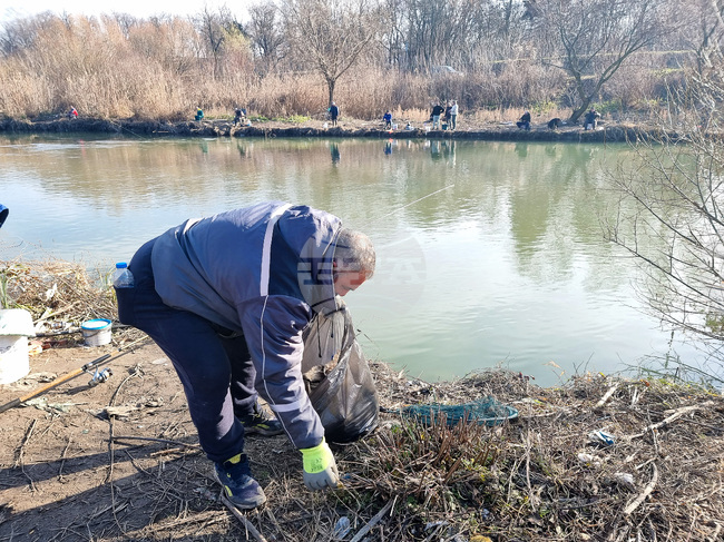 Ямбол - река Тунджа - екоакция - почистване