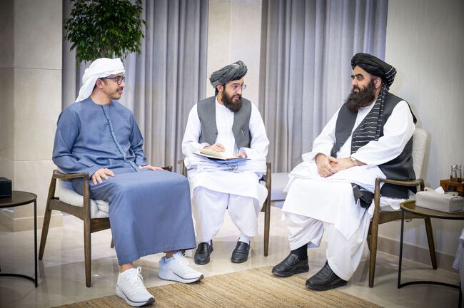 УАМ: Ал Нахаян прие изпълняващия длъжността външен министър на Афганистан