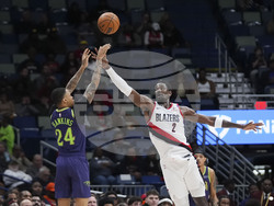 Trail Blazers Pelicans Basketball