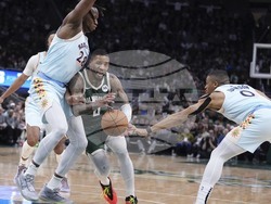 Spurs Bucks Basketball