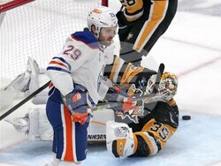 Oilers Penguins Hockey