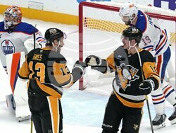 Oilers Penguins Hockey