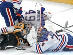 Oilers Penguins Hockey