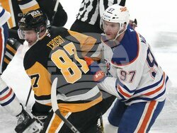Oilers Penguins Hockey