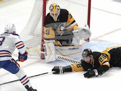 Oilers Penguins Hockey