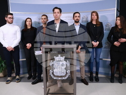 Столична община - общински съветници от ПП-ДБ-СС - брифинг