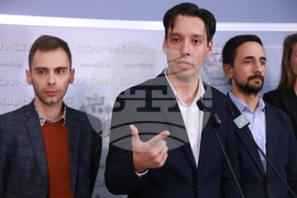 Столична община - общински съветници от ПП-ДБ-СС - брифинг