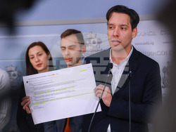 Столична община - общински съветници от ПП-ДБ-СС - брифинг