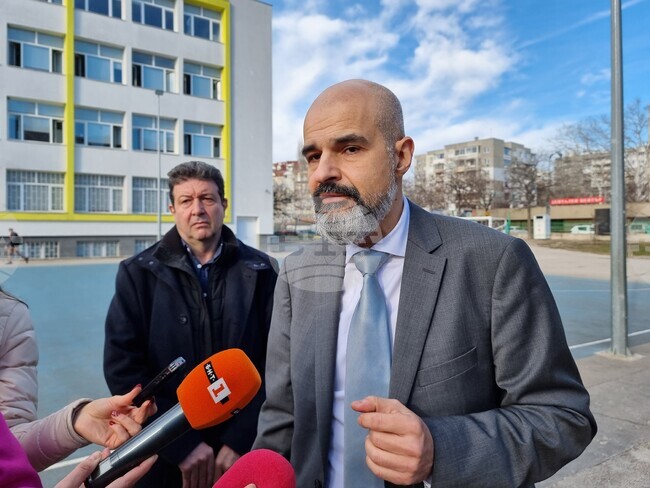 Варна - СУ „Найден Геров“ - физкултурен салон - строителство - брифинг