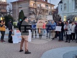 Сливен - протест - ПП "Сините камъни"