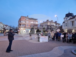 Сливен - протест - ПП "Сините камъни"