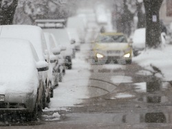 Столица - зимна обстановка - снегопочистване