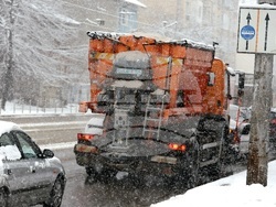 Столица - зимна обстановка - снегопочистване
