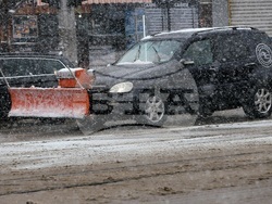 Столица - зимна обстановка - снегопочистване