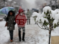 Столица - зимна обстановка - снегопочистване