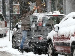 Столица - зимна обстановка - снегопочистване