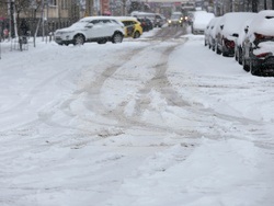Столица - зимна обстановка - снегопочистване