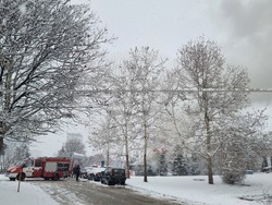 Пожар -  павилион в близост до х-л "Хилтън"