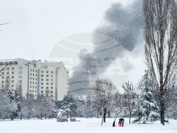 Пожар -  павилион в близост до х-л "Хилтън"