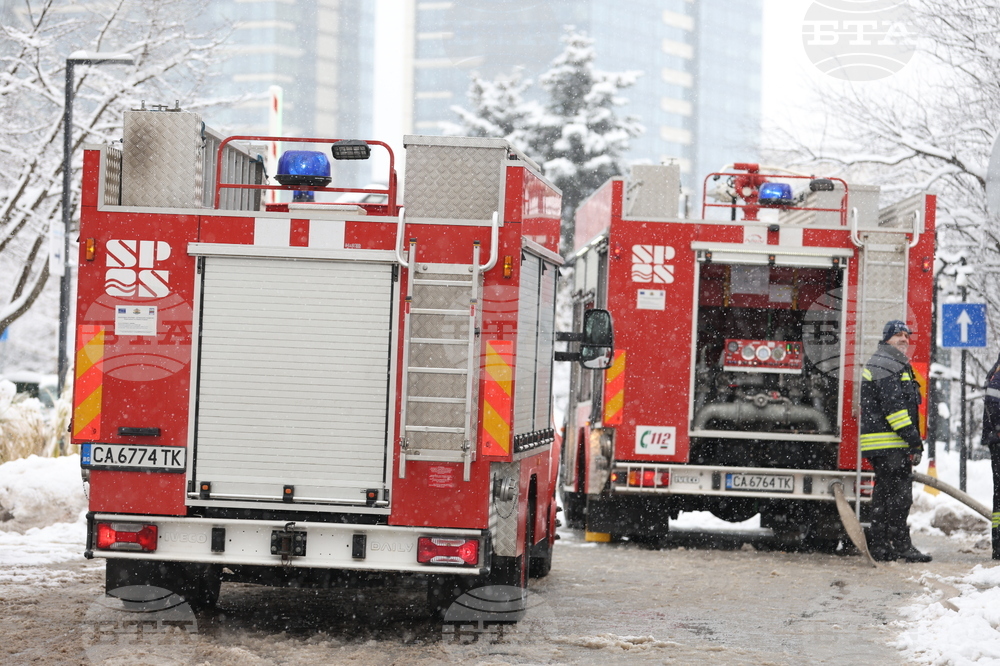 Пожар - павилион в близост до х-л "Хилтън"