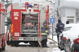 Пожар - павилион в близост до х-л "Хилтън"