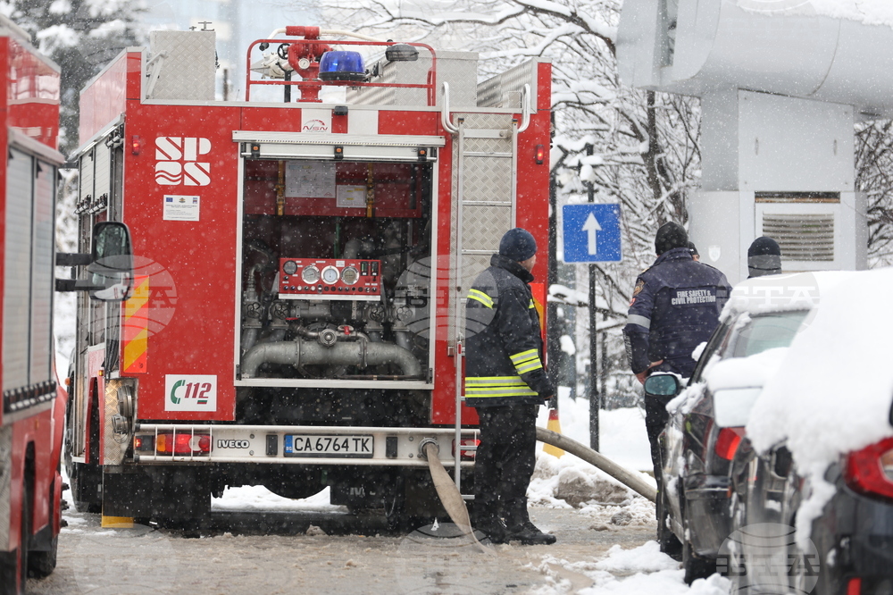 Пожар - павилион в близост до х-л "Хилтън"