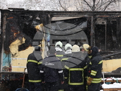 Пожар - павилион в близост до х-л "Хилтън"