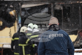 Пожар - павилион в близост до х-л "Хилтън"