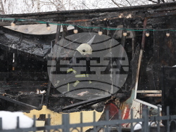 Пожар - павилион в близост до х-л "Хилтън"