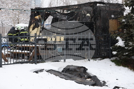 Пожар - павилион в близост до х-л "Хилтън"