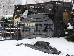 Пожар - павилион в близост до х-л "Хилтън"