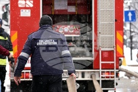 Пожар - павилион в близост до х-л "Хилтън"